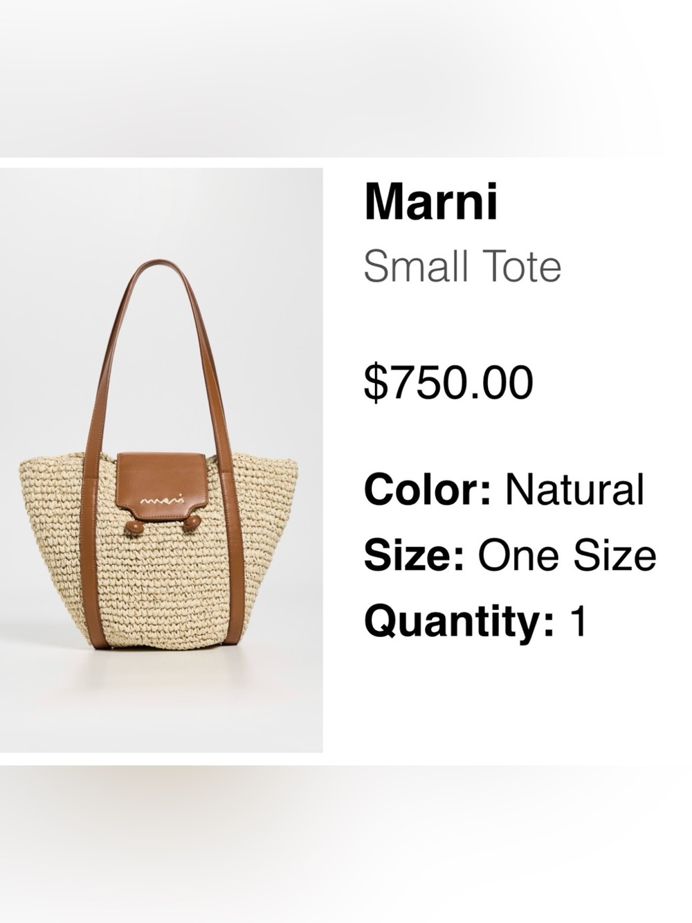 Marni tote - Picture 4 of 5